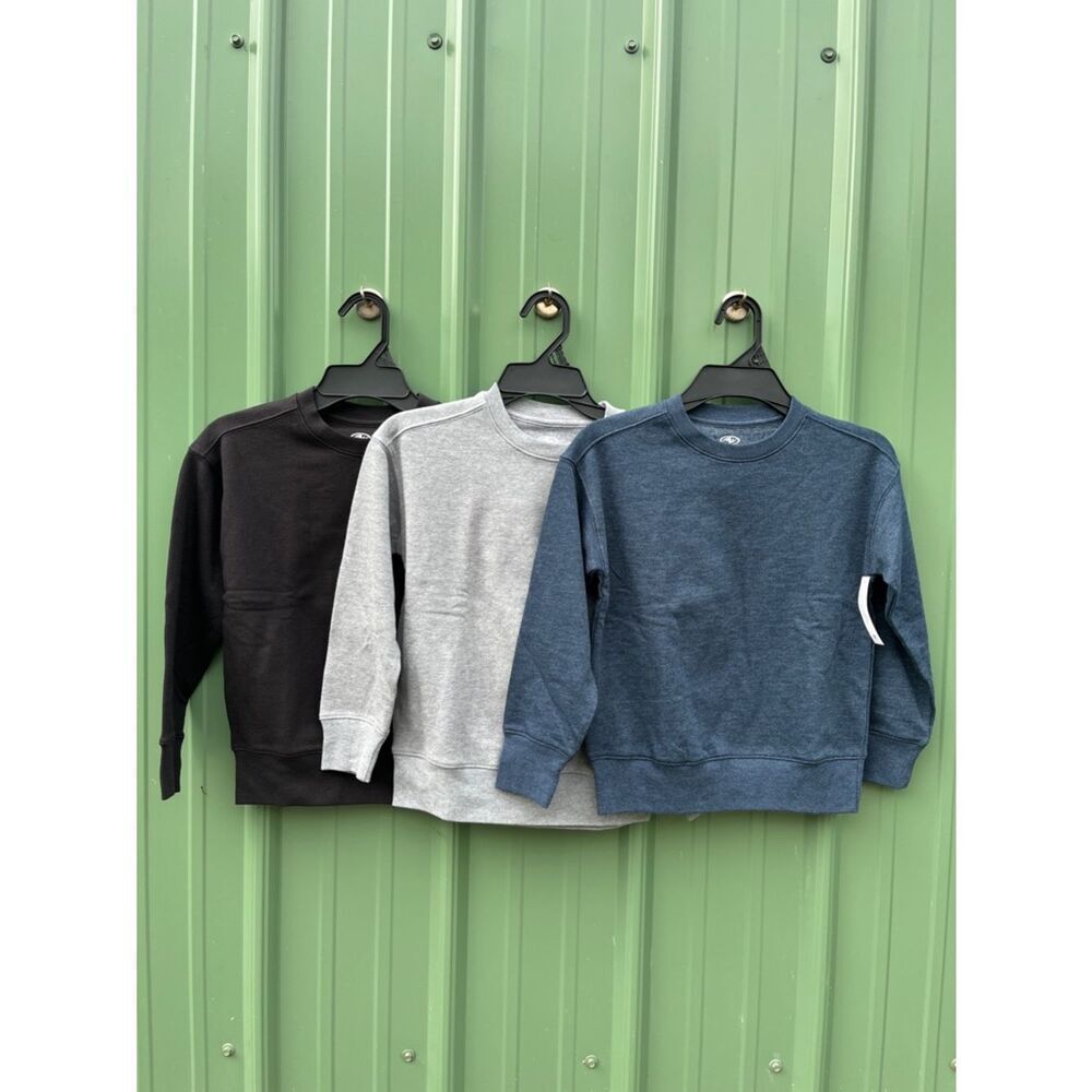 Boys Sweatshirts 3-Pack Size S 6/7